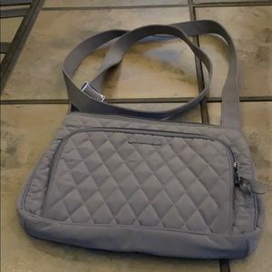 Vera Bradley gray cross body